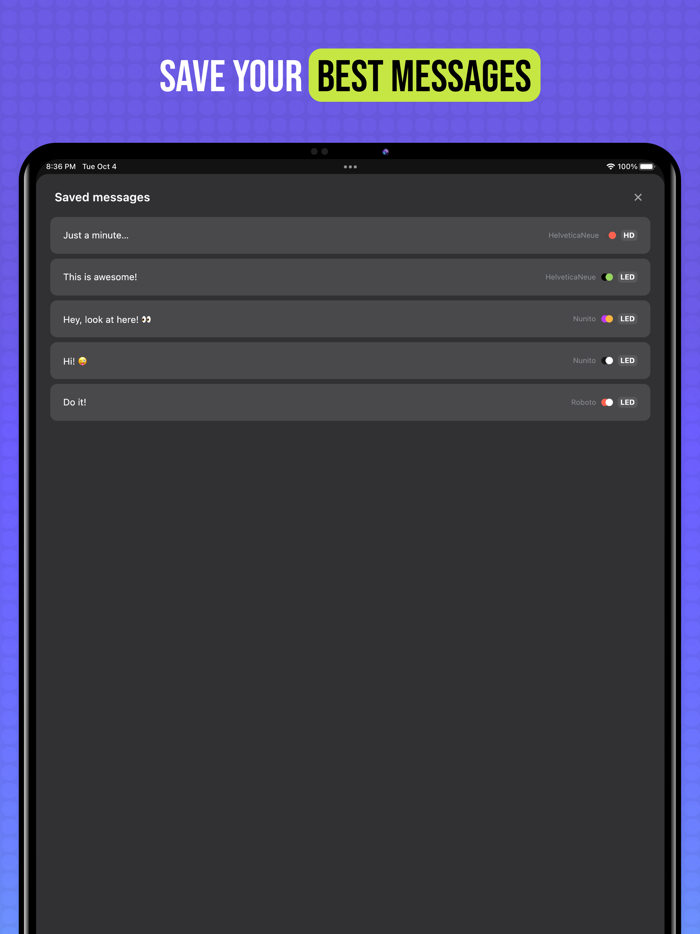 Super LED Banner - HD and LED