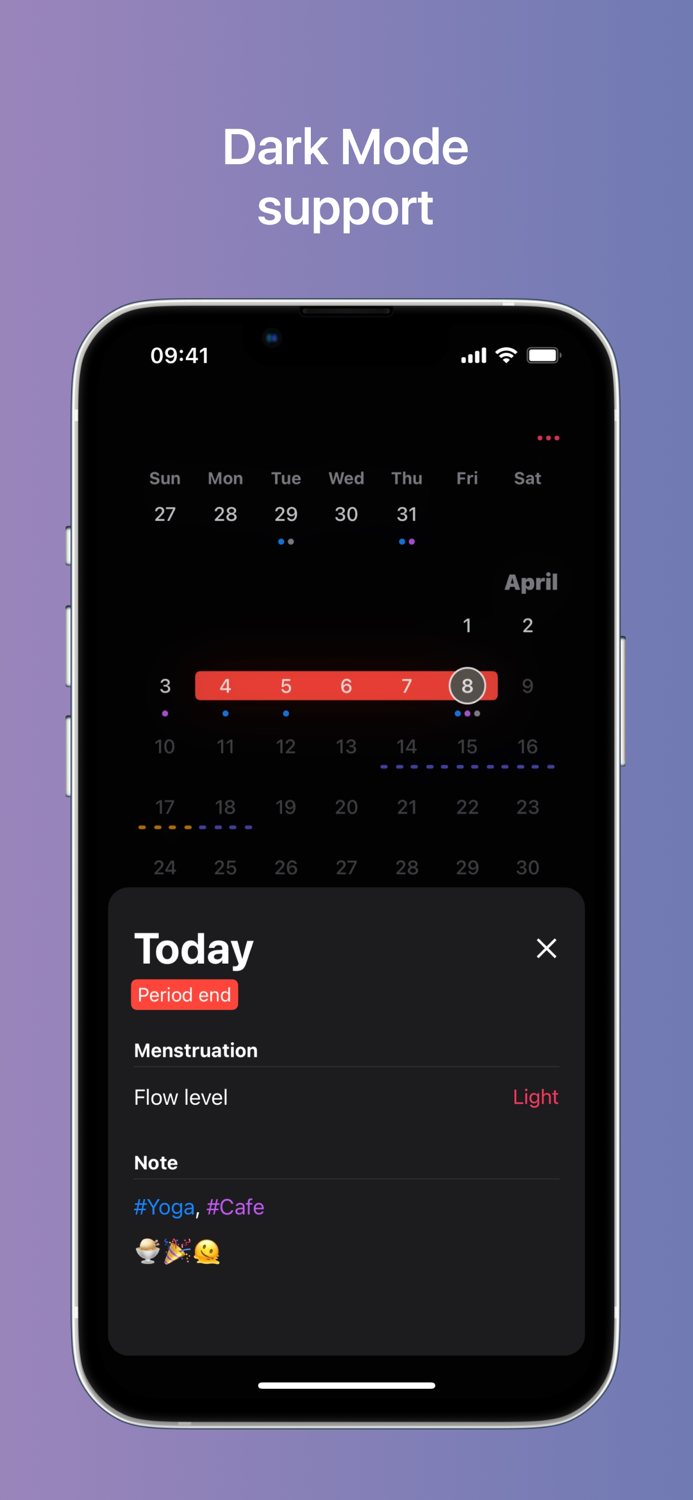 RedCalendar — Cycle Tracker