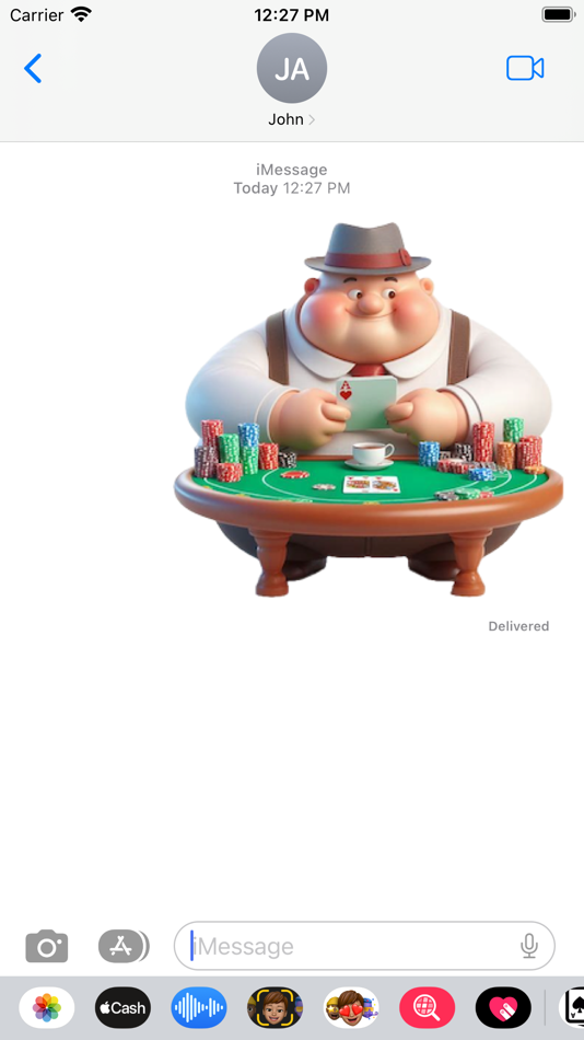 #3. Poker Player Stickers (iOS) 由: Paul Scott