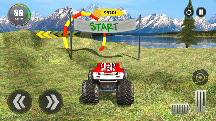 Monster Truck Racing Car Games