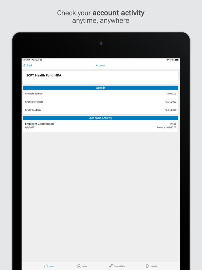 SCPT HandW Fund HRA Benefit