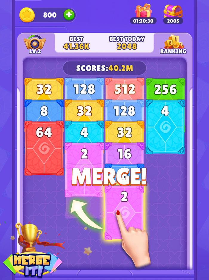 Merge it-2048 Puzzle Game