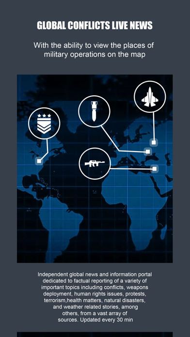 Global Conflicts Live News Screenshot