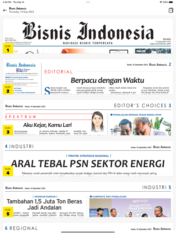 Screenshot #4 pour Bisnis Indonesia E-Paper