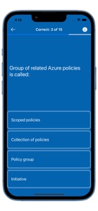Azure AZ-900 Exam Practice screenshot #3 for iPhone
