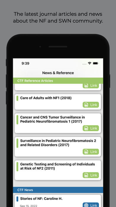 NF + SWN Diagnosis Screenshot