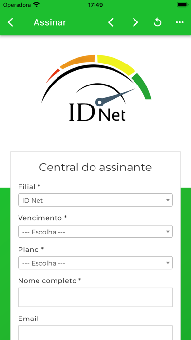 ID Net Internet Screenshot