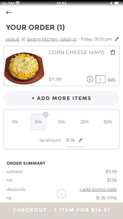 Sarang Kitchen Toronto screenshot-3