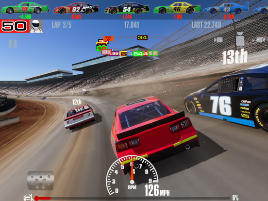 Stock Car Racing iPad app afbeelding 2