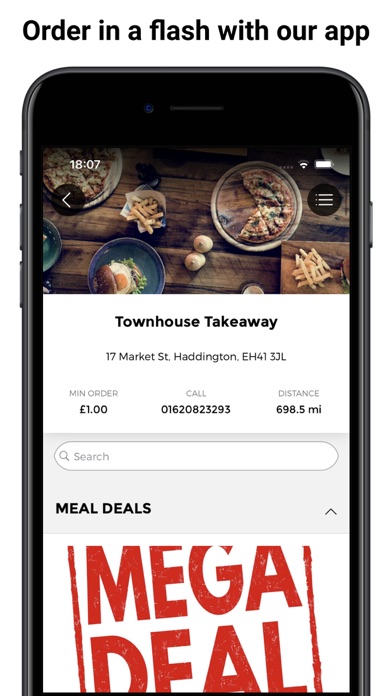 Townhouse Takeaway Haddington Screenshot