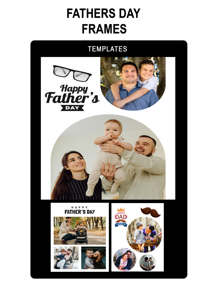 Fathers Day Greeting and Frames