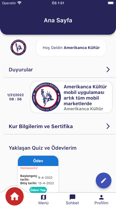 Amerikanca Kültür Screenshot