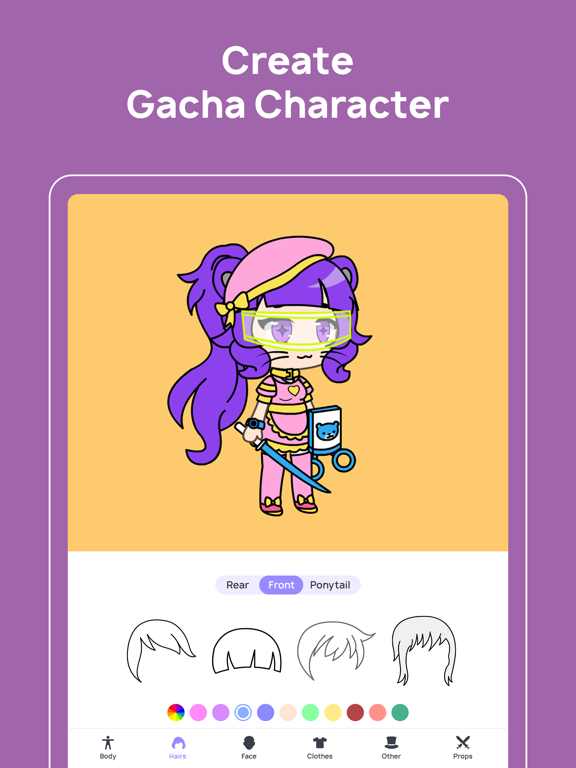 Shimeji Gacha Star Maker! iPad screenshot 1 - Photo & Video app