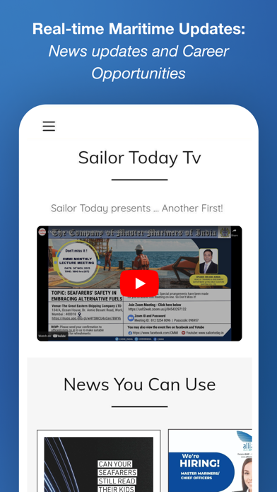 Sailor Today Maritime Radio Screenshot
