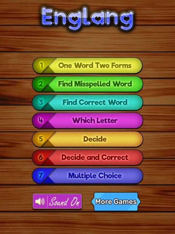 EngLang: Spelling Learner