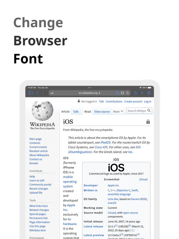 Fonty - Change Browser Font