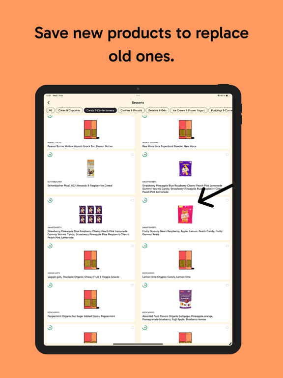 Sesame: Healthy Food Scanner iPad screenshot 7 - Health & Fitness app