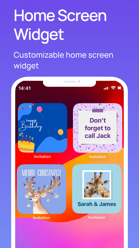 #3. Invitation Maker |Card Creator (iOS) Podle: SENA GUELER
