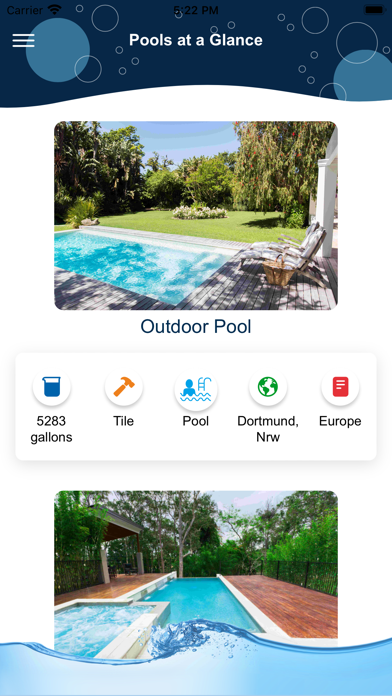 Lovibond® PoolAssistant Screenshot