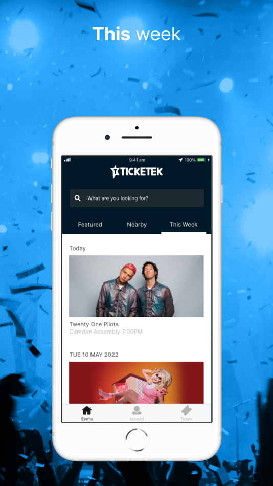#5. Ticketek UK (iOS) By: Ticketek Pty Ltd