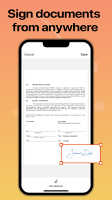 Sign Zone Easy e Signature App screenshot