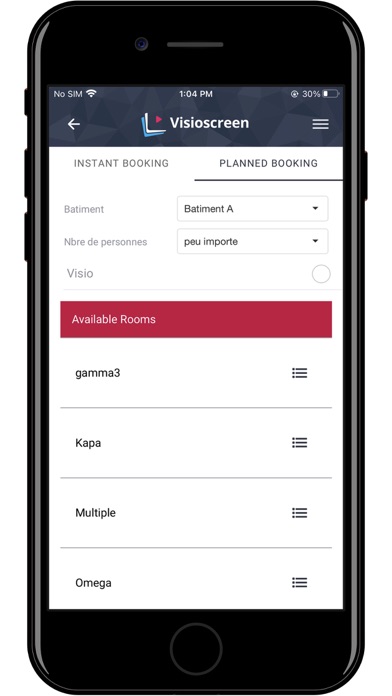 Screenshot 4 of Visioscreen App