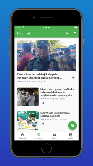 RadioQu Kuningan Muslim Pocket Screenshot
