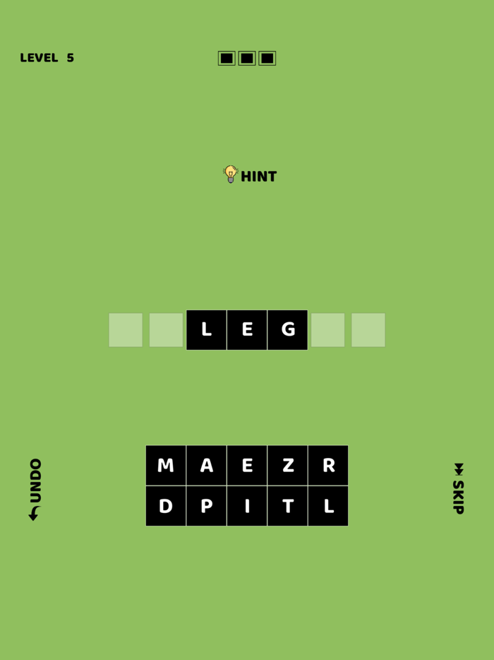 The Second Word - Crossword