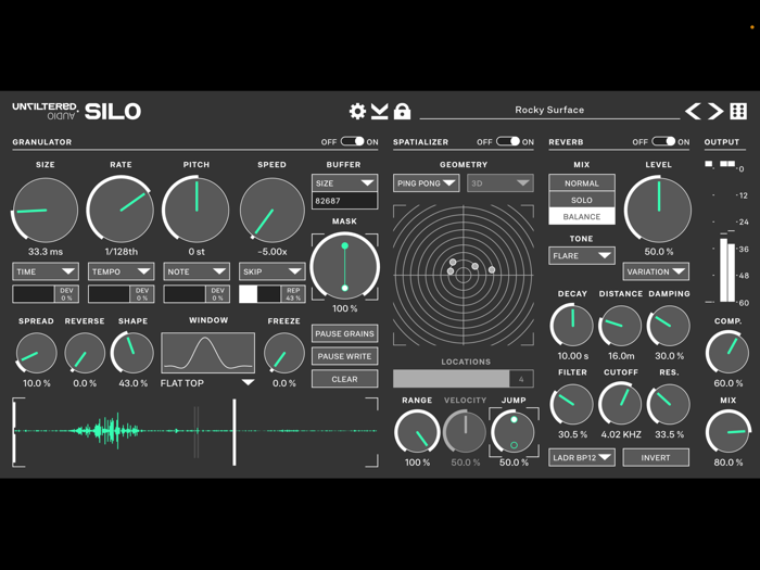 Silo - Granulator and Reverb