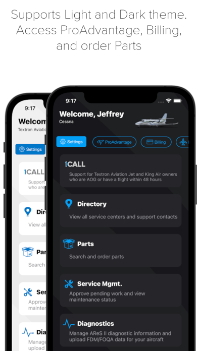 Textron Aviation Service Screenshot