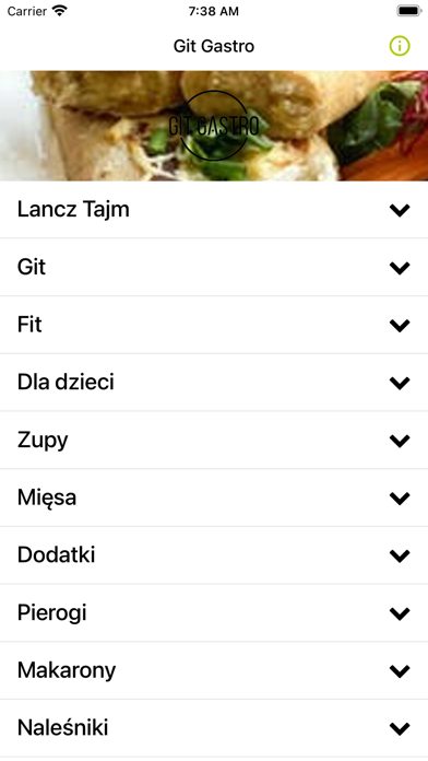 Git Gastro Screenshot