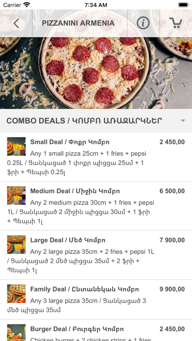 Pizzanini Armenia Screenshot