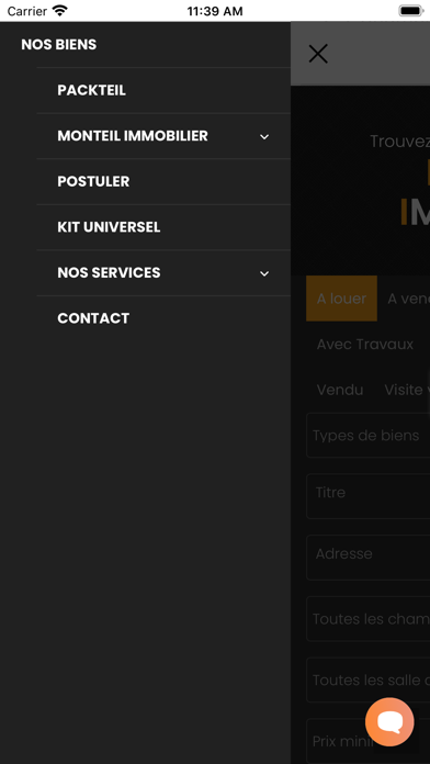Monteil Immobilier App Screenshot