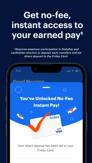 friday: no-fee, instant pay iphone screenshot 3