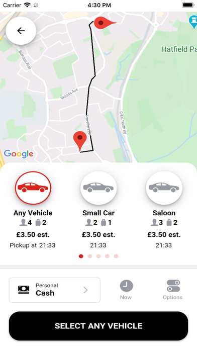 AAA Taxis & Private Hire Screenshot