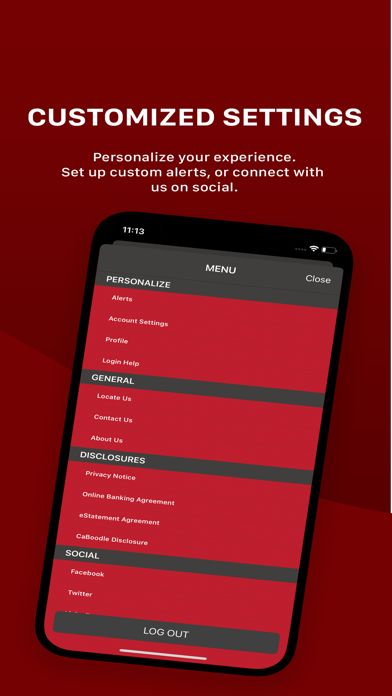 Home Federal Bank for iPhone Screenshot