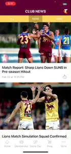 Brisbane Lions Official App screenshot #2 for iPhone