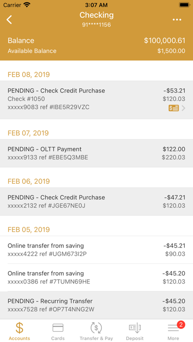 Golden Valley Bank Mobile Screenshot