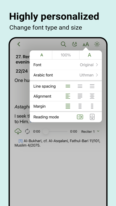 Dua & Dhikr (Hisnul Muslim) Screenshot