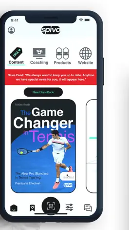 Game screenshot spivo®: Tennis Game Changer apk