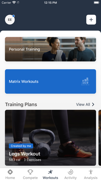 CAC Fitness App Screenshot
