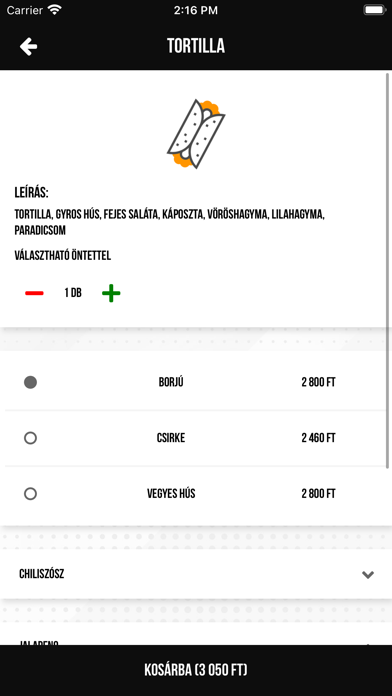 KORZÓ Kebab és Fagyizó Screenshot