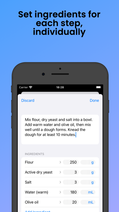 Screenshot #3 pour Cookbook - Cooking Assistant