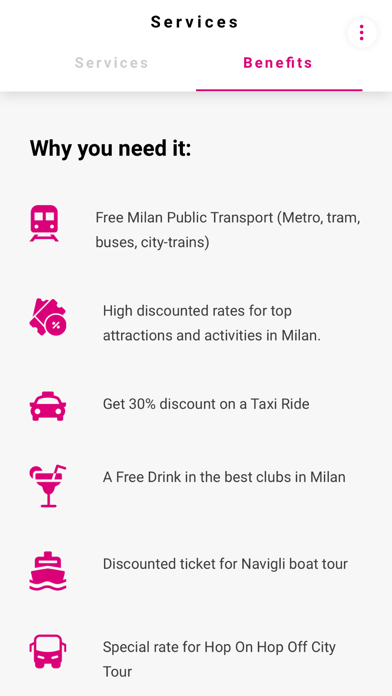 Milano Card App Screenshot