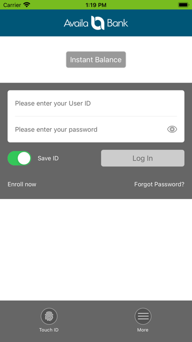 AVAILA BANK MOBILE Screenshot