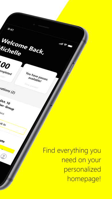 The Fitness Tech App Screenshot
