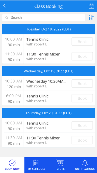 WHB Tennis and Sport Screenshot