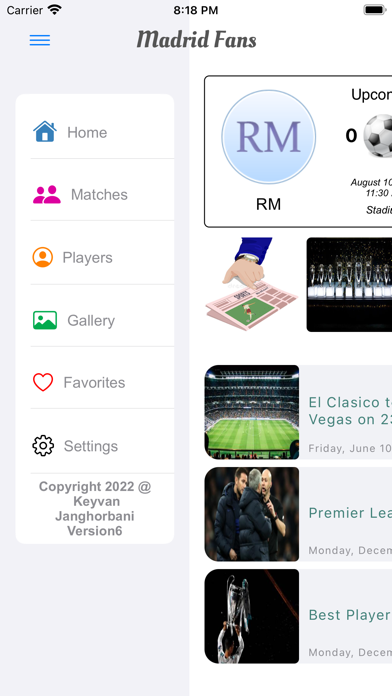 Madrid Fans Screenshot