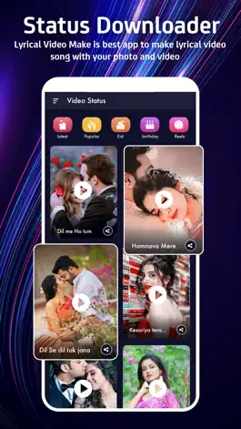 Game screenshot Status Video Maker mod apk