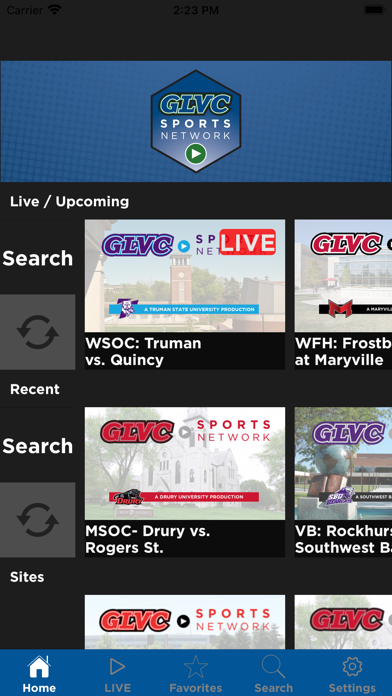 Grand Valley Sports Network Screenshot